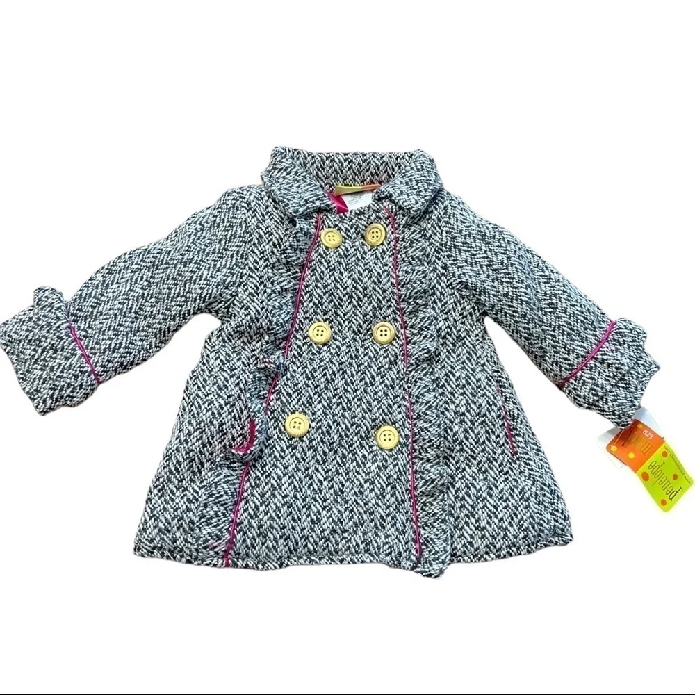 Penelope Mack Double Breasted Wool Blend Coat - Picture 1 of 7